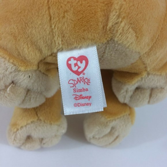TY Sparkle Disney The Lion King Simba Plush 7" Cub Stuffed Animal Glitter Eyes - Picture 9 of 12